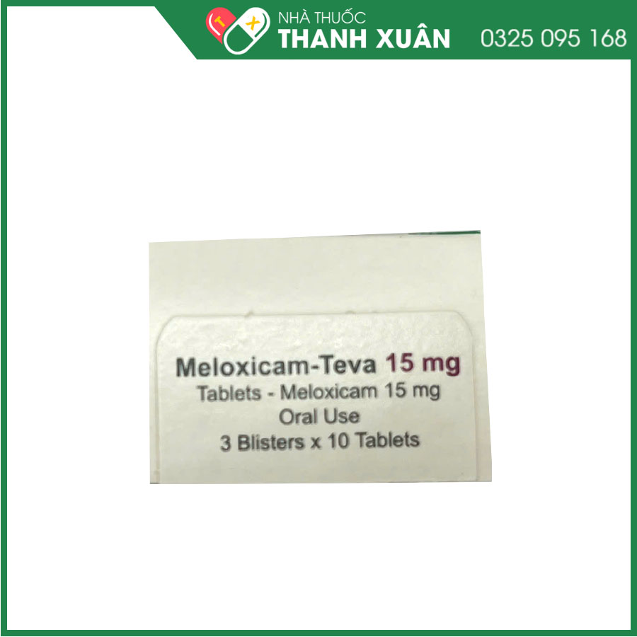 Meloxicam-Teva 7,5mg thuốc chống viêm xương khớp